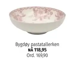 Nille Bygdøy pastatallerken tilbud