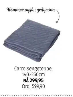 Nille Carro sengeteppe tilbud
