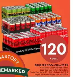 Coop Mega BRUS FRA COCA-COLA 20 PK tilbud