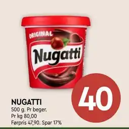 Coop Mega NUGATTI tilbud