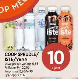 Coop Mega COOP SPRUDLE/ ISTE/VANN tilbud