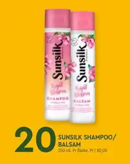 Coop Mega SUNSILK SHAMPOO/ BALSAM tilbud