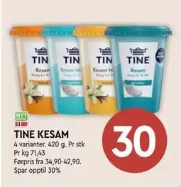 Coop Mega TINE KESAM tilbud