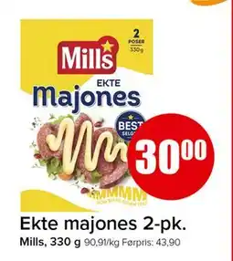 Spar Ekte majones 2-pk tilbud
