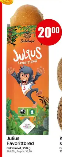 Spar Julius Favorittbrød tilbud