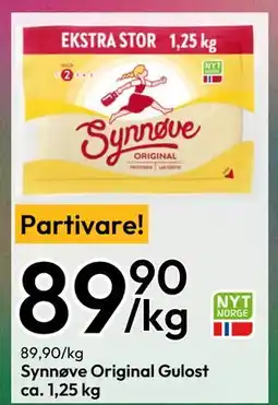 Gigaboks Synnøve Original Gulost tilbud