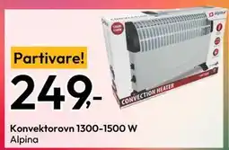 Gigaboks Konvektorovn 1300-1500 W tilbud