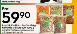 Gigaboks Nøtter fra Go Nuts 800-1000 g tilbud