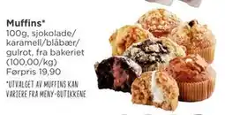 Meny Muffins tilbud
