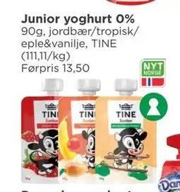 Meny Junior yoghurt 0% tilbud