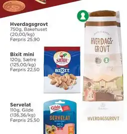 Meny Hverdagsgrovt tilbud