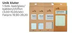 Meny Unik kluter tilbud