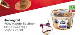 Meny Havregrøt tilbud