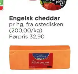 Meny Engelsk cheddar tilbud