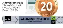 Meny Aluminiumsfolie tilbud