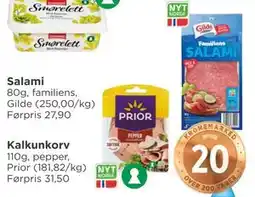 Meny Salami tilbud