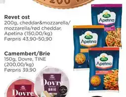 Meny Revet ost tilbud