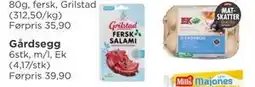 Meny Gårdsegg tilbud