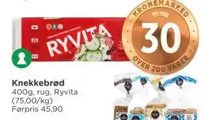 Meny Knekkebrød tilbud