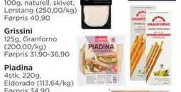 Meny Grissini tilbud