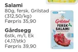 Meny Salami tilbud