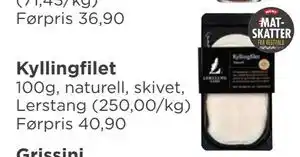 Meny Kyllingfilet tilbud