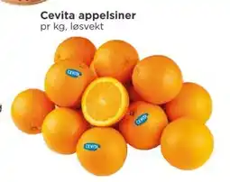 Meny Cevita appelsiner tilbud
