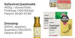 Meny Sellerirot/pastinakk tilbud