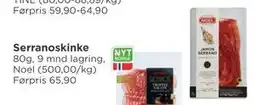 Meny Serranoskinke tilbud