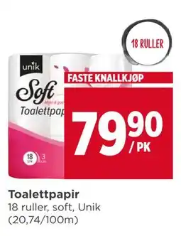 Meny Toalettpapir tilbud