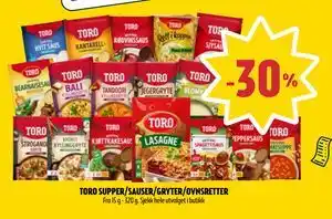 TORO SUPPER/SAUSER/GRYTER/OVNSRETTER