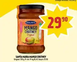 Coop Prix SANTA MARIA MANGO CHUTNEY tilbud