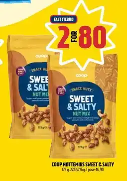 Coop Prix COOP NØTTEMIKS SWEET & SALTY tilbud