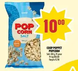 Coop Prix COOP POPPET POPCORN tilbud