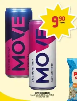 Coop Prix MOVE ENERGIDRIKK tilbud