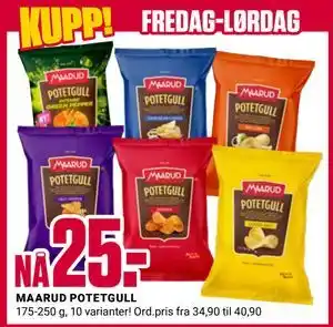 Europris MAARUD POTETGULL tilbud