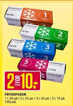 Europris FRYSEPOSER tilbud