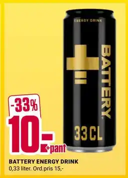 Europris BATTERY ENERGY DRINK tilbud