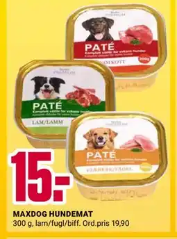 Europris MAXDOG HUNDEMAT tilbud