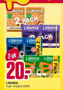 Europris LÄKEROL tilbud