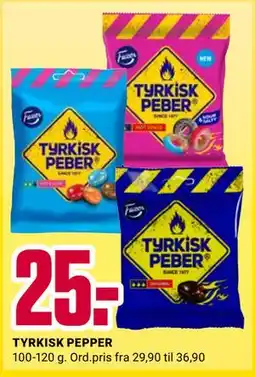 Europris TYRKISK PEPPER tilbud