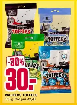 Europris WALKERS TOFFEES tilbud