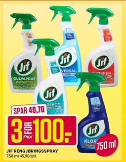 Europris JIF RENGJØRINGSSPRAY tilbud