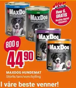Europris MAXDOG HUNDEMAT tilbud