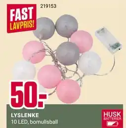 Europris LYSLENKE tilbud