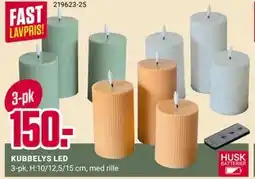 Europris KUBBELYS LED tilbud