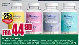 Europris BALANCE VITAMIN tilbud