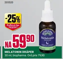 Europris MELATONIN DRÅPER tilbud