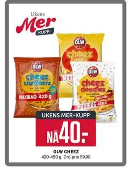 Europris OLW CHEEZ, App-pris tilbud