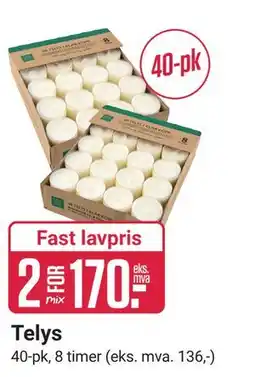 Europris Telys tilbud